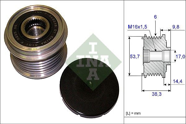 WILMINK GROUP Механизм свободного хода генератора WG1253775